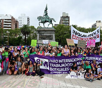 La actividad fue pródiga en abrazos y consignas compartidas.  (Fuente: Sebastián Granata) (Fuente: Sebastián Granata) (Fuente: Sebastián Granata)