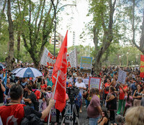 La marcha partió de plaza 25 de Mayo hasta la San Martín. (Fuente: Prensa ATE) (Fuente: Prensa ATE) (Fuente: Prensa ATE)