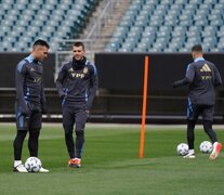 La Selección volvió a entrenarse en Filadelfia. (Fuente: Prensa AFA) (Fuente: Prensa AFA) (Fuente: Prensa AFA)