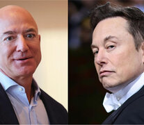 Elon Musk y Jeff Bezos, dueños de SpaceX y Amazon