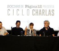 Pisoni, Gonçalves Granada, Taty, Bruschtein y Ginzberg en la charla de Página12. (Fuente: Leandro Teysseire) (Fuente: Leandro Teysseire) (Fuente: Leandro Teysseire)