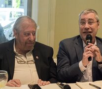 Alejandro Vaccaro, presidente de la Fundación El Libro, y Ezequiel Martínez, director de la Feria. (Fuente: Verónica Bellomo - Fundación El Libro) (Fuente: Verónica Bellomo - Fundación El Libro) (Fuente: Verónica Bellomo - Fundación El Libro)