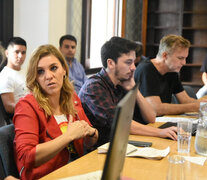 Concejala Fernanda Gigliani, presidenta de la comisión.