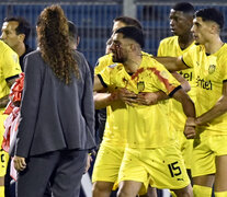 Olivera recibió el impacto de un proyectil ya finalizado el partido.