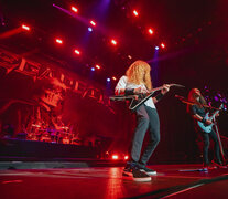 El &amp;quot;Colorado&amp;quot; Mustaine, ídolo de los heavies argentinos. 