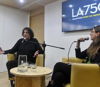 Alejandro Dolina durante la charla con Victoria Ginzberg (Fuente: Enrique García Medina) (Fuente: Enrique García Medina) (Fuente: Enrique García Medina)