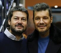 Matías Lammens y Marcelo Tinelli, expresidentes de San Lorenzo.