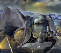 Salvador Dalí desde comienzos de su trayectoria pintaba imágenes oníricas. 