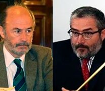 Luis María Rizzi y Javier Anzoátegui, integrantes del Tribunal Oral en lo Criminal y Correccional N° 8