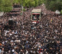 El funeral de Raisi en Tabriz. (Fuente: AFP) (Fuente: AFP) (Fuente: AFP)