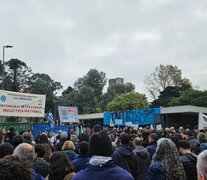 Lxs trabajadorxs se movilizaron contra los despidos planificados por el gobierno de Javier Milei (Fuente: Facebook) (Fuente: Facebook) (Fuente: Facebook)