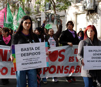 Señalan que los despidos son una decisión política del gobierno provincial.  (Fuente: ATE Rosario) (Fuente: ATE Rosario) (Fuente: ATE Rosario)