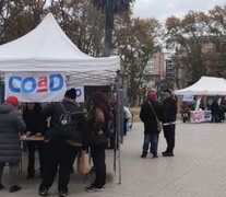 La Coad se instaló ayer en Plaza San Martín