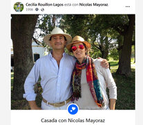 El diputado libertario Mayoraz y su esposa Ceciia Rouillón de la fundación Camino.