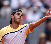 Cerúndolo viene de casi eliminar a Djokovic en Roland Garros. (Fuente: NA) (Fuente: NA) (Fuente: NA)