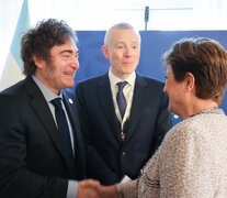 El presidente Milei se reunió con la directora gerente del FMI, Kristalina Georgieva, para pedir por nuevo financiamiento. (Fuente: NA) (Fuente: NA) (Fuente: NA)
