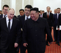 Putin y Kim llegan a un concierto de gala en Pyongyang. (Fuente: NA) (Fuente: NA) (Fuente: NA)