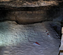 Una de las tumbas descubiertas al oeste de Asuán.  (Fuente: Ministerio de Turismo y Antigüedades de Egipto) (Fuente: Ministerio de Turismo y Antigüedades de Egipto) (Fuente: Ministerio de Turismo y Antigüedades de Egipto)
