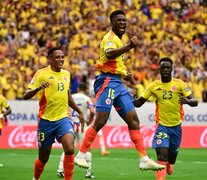 Lerma anotó el segundo tanto colombiano y luego se lesionó (Fuente: AFP) (Fuente: AFP) (Fuente: AFP)