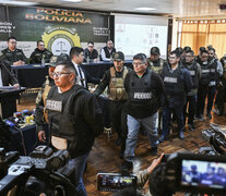 Parte de los militares detenidos por el intento de golpe en Bolivia (Fuente: AFP) (Fuente: AFP) (Fuente: AFP)