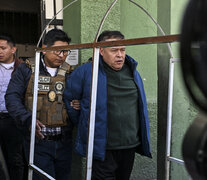 Traslado de Zuñiga a la cárcel de máxima seguridad de Chonchocoro. (Fuente: AFP) (Fuente: AFP) (Fuente: AFP)