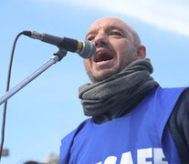 Rodrigo Alonso, secretario general de Amsafe.