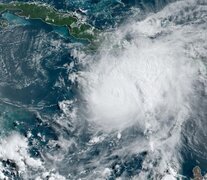Imagen satelital del huracán Beryl el 3 de julio de 2024 (Fuente: AFP) (Fuente: AFP) (Fuente: AFP)