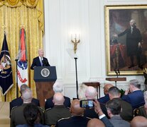 El presidente Joe Biden durante una ceremonia en la Casa Blanca (Fuente: EFE) (Fuente: EFE) (Fuente: EFE)