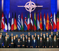 Foto oficial de la cumbre de la OTAN en Wahsington. 