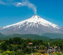  La actividad volcánica provocó una alerta amarilla en la región patagónica. (Prensa Turismo Neuquén)