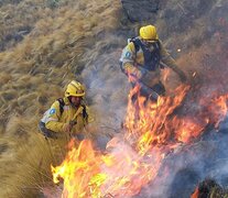 Tercer día de incendio forestal en el Cerro Champaquí: más de 100 agentes participan del combate del fuego (Fuente: Gobierno de Córdoba) (Fuente: Gobierno de Córdoba) (Fuente: Gobierno de Córdoba)