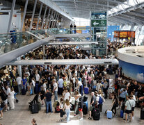 El aeropuerto de Eindhoven, en Países Bajos, paralizado como decenas de estaciones aéreas. (Fuente: EFE) (Fuente: EFE) (Fuente: EFE)