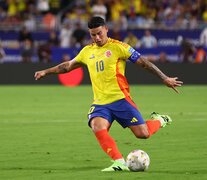 James Rodríguez fue subcampeón con Colombia en la Copa América (Fuente: AFP) (Fuente: AFP) (Fuente: AFP)