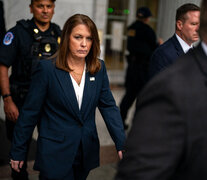 La ahora exdirectora del Servicio Secreto de Estados Unidos, Kimberly Cheatle. (Fuente: AFP) (Fuente: AFP) (Fuente: AFP)