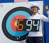 Lim Sihyeon con su marca récord. Ahora irá por el oro olímpico (Fuente: EFE) (Fuente: EFE) (Fuente: EFE)