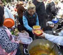 Toda la comida fue elaborada y distribuida antes de las 13.30. (Fuente: Andres Macera) (Fuente: Andres Macera) (Fuente: Andres Macera)