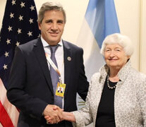 El ministro de Economía, Luis Caputo, se reunió con la secretaria del Tesoro de Estados Unidos, Janet Yellen.