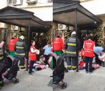 Alerta en un jardín de infantes porteño por una fuga de monóxido de carbono (Fuente: captura de pantalla video de NA) (Fuente: captura de pantalla video de NA) (Fuente: captura de pantalla video de NA)