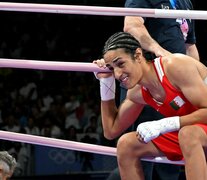 La boxeadora argelina Imane Khelif  (Fuente: AFP) (Fuente: AFP) (Fuente: AFP)