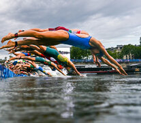 Desde el inicio de los Juegos de París, se anularon cuatro entrenamientos, y la prueba de triatlón masculino se postergó un día (Fuente: AFP) (Fuente: AFP) (Fuente: AFP)