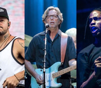 Eric Clapton, Residente, Zucchero y Travis Scott y todos los recitales y más esperados en septiembre 2024. (Imagen: collage de fotos de redes sociales)