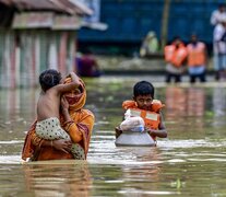 Bangladesh: casi 300.000 refugiados por las inundaciones (Fuente: AFP) (Fuente: AFP) (Fuente: AFP)