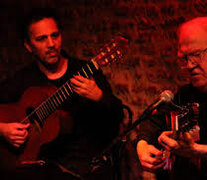 Daniel Frascoli y Cedrón ponen la música, Mauricio Kartun recita y lee.