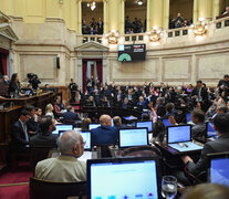 El Senado dio luz verde a la Boleta Única de Papel. Imagen: @SenadoArgentina.