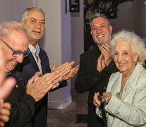 Julio Alak, Estela de Carlotto y Alejo García Pintos.  (Fuente: Prensa) (Fuente: Prensa) (Fuente: Prensa)