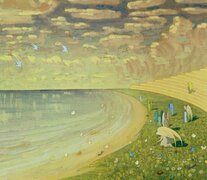 Ciurlionis, &amp;quot;Ángeles&amp;quot; (1909) (Fuente: Archivo) (Fuente: Archivo) (Fuente: Archivo)