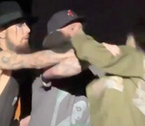 La pelea entre Farrell y Navarro fue el viernes 13 en Boston. (Fuente: Capturas de video) (Fuente: Capturas de video) (Fuente: Capturas de video)