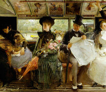 George William Joy, The Bayswater Omnibus, 1895. (Fuente: Archivo) (Fuente: Archivo) (Fuente: Archivo)