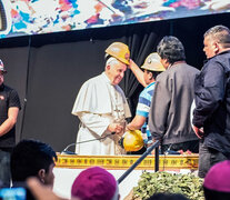 El Papa Francisco con Juan Grabois en un encuentro con movimientos populares (Fuente: Prensa) (Fuente: Prensa) (Fuente: Prensa)