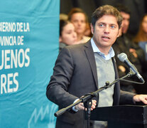 Axel Kicillof apuntó contra el modelo económico libertario.  (Fuente: NA) (Fuente: NA) (Fuente: NA)